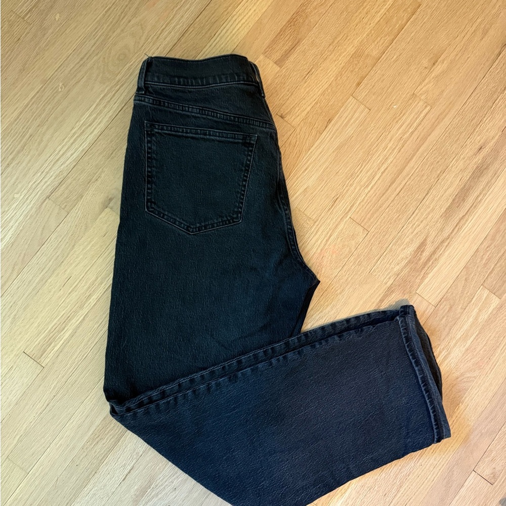Madewell 90’s straight leg Jean black